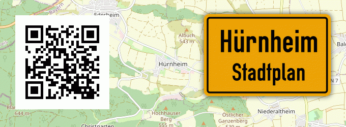 Stadtplan Hürnheim