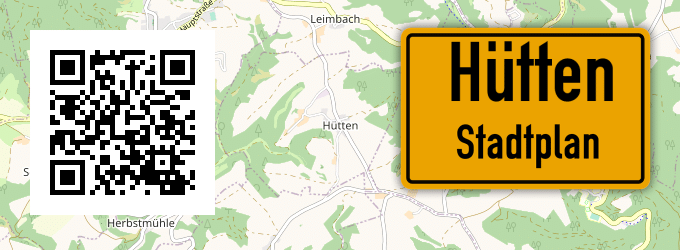 Stadtplan Hütten