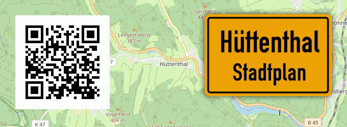 Stadtplan Hüttenthal