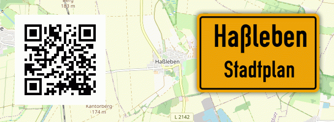 Stadtplan Haßleben, Thüringen