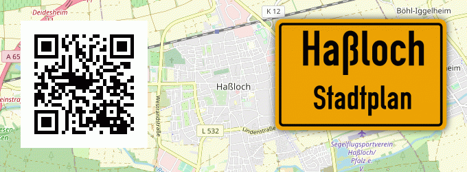 Stadtplan Haßloch, Pfalz