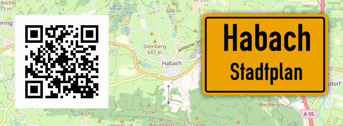Stadtplan Habach