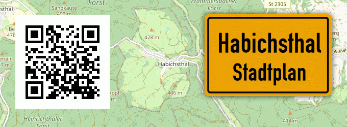 Stadtplan Habichsthal