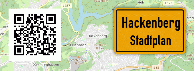 Stadtplan Hackenberg, Niederbayern