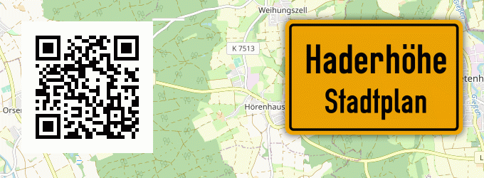 Stadtplan Haderhöhe