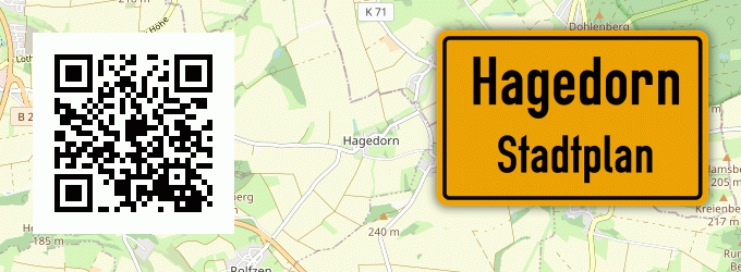 Stadtplan Hagedorn