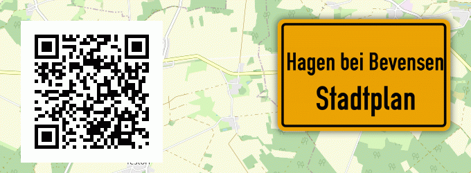 Stadtplan Hagen bei Bevensen, Lüneburger Heide