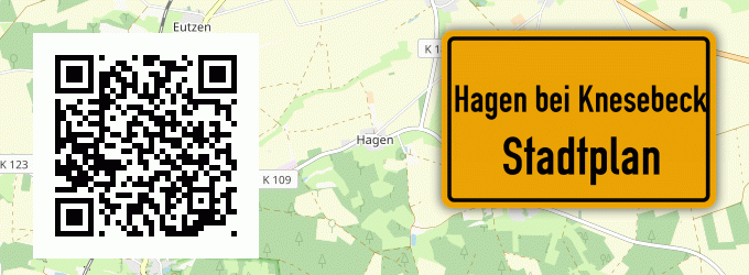 Stadtplan Hagen bei Knesebeck