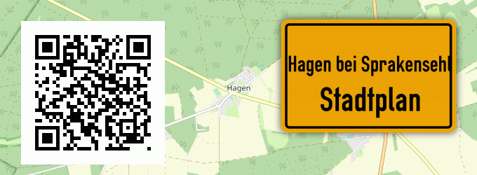 Stadtplan Hagen bei Sprakensehl