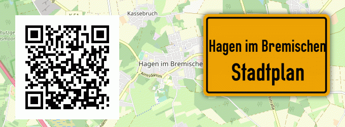 Stadtplan Hagen im Bremischen