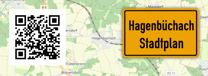 Stadtplan Hagenbüchach
