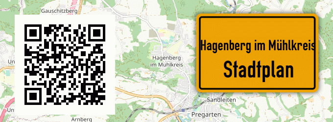Stadtplan Hagenberg im Mühlkreis