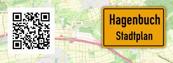 Stadtplan Hagenbuch, Schwaben