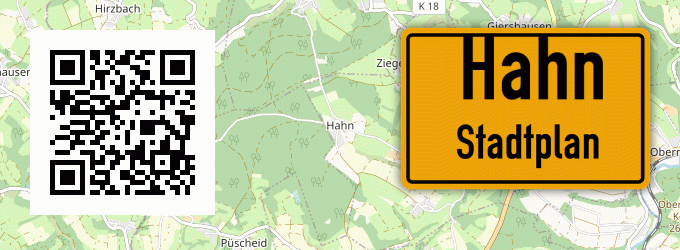 Stadtplan Hahn, Hunsrück