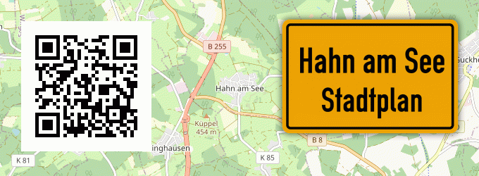 Stadtplan Hahn am See