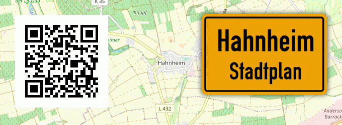 Stadtplan Hahnheim