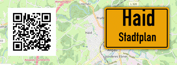 Stadtplan Haid, Oberbayern