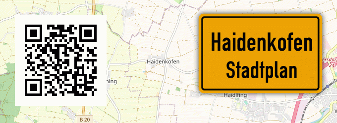 Stadtplan Haidenkofen
