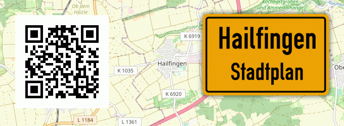 Stadtplan Hailfingen