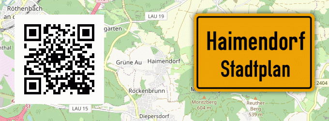 Stadtplan Haimendorf
