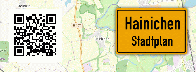Stadtplan Hainichen, Sachsen