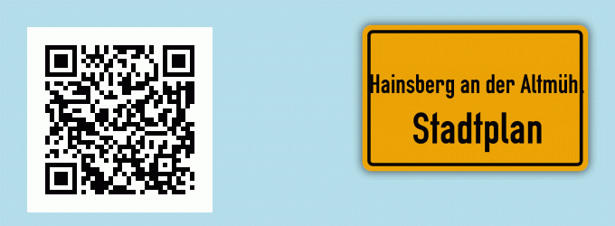 Stadtplan Hainsberg an der Altmühl