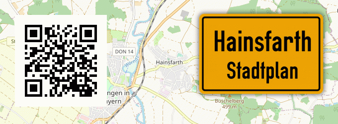 Stadtplan Hainsfarth