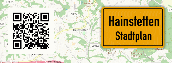 Stadtplan Hainstetten, Oberpfalz