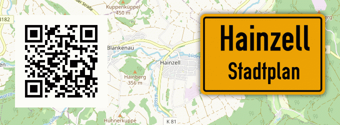 Stadtplan Hainzell