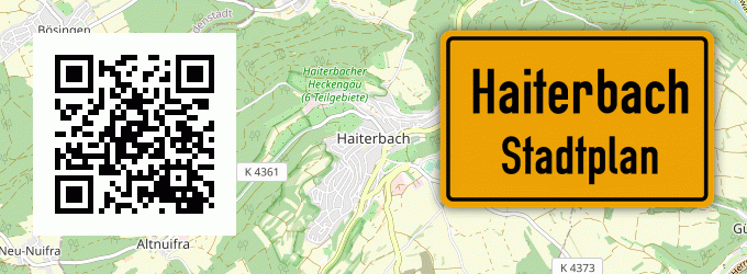 Stadtplan Haiterbach