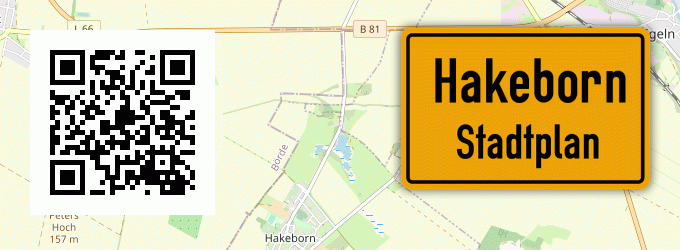 Stadtplan Hakeborn