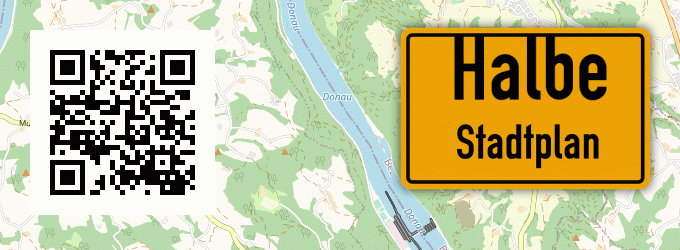 Stadtplan Halbe
