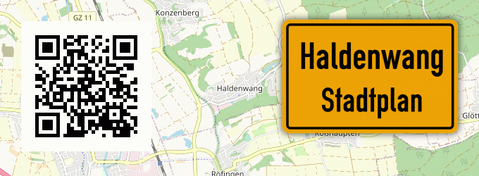 Stadtplan Haldenwang