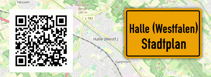 Stadtplan Halle (Westfalen)