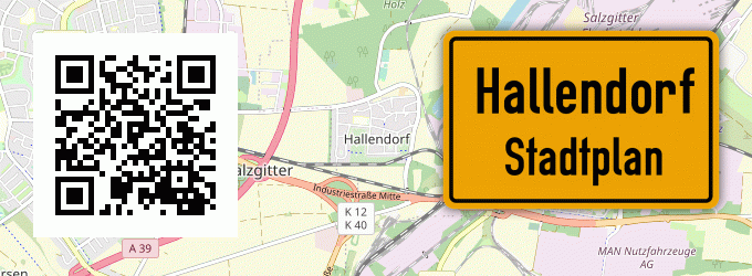 Stadtplan Hallendorf