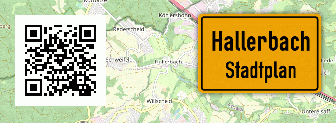 Stadtplan Hallerbach