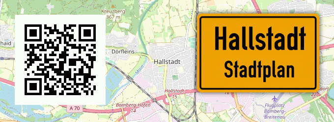 Stadtplan Hallstadt