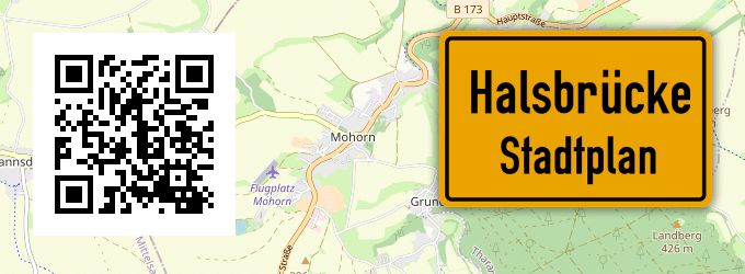 Stadtplan Halsbrücke