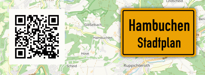 Stadtplan Hambuchen