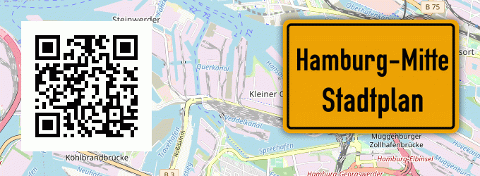 Stadtplan Hamburg-Mitte