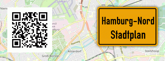 Stadtplan Hamburg-Nord