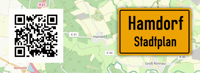 Stadtplan Hamdorf