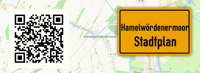 Stadtplan Hamelwördenermoor