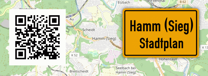 Stadtplan Hamm (Sieg)