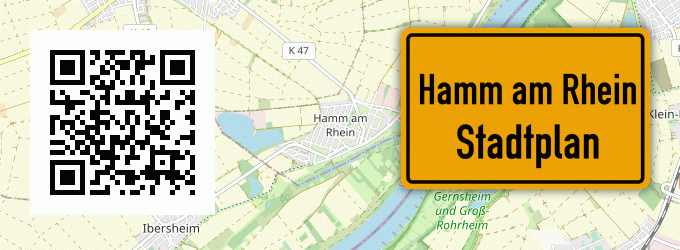 Stadtplan Hamm am Rhein