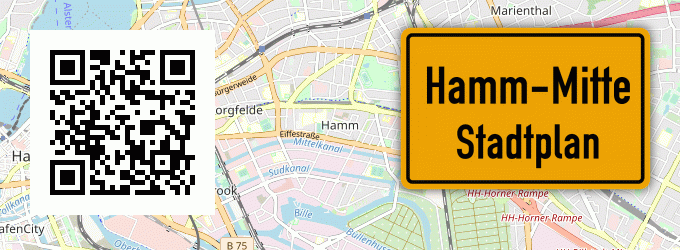 Stadtplan Hamm-Mitte
