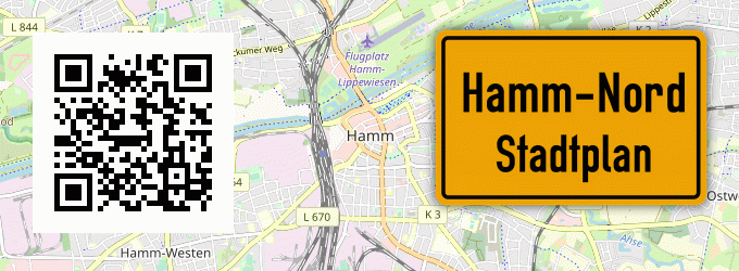 Stadtplan Hamm-Nord