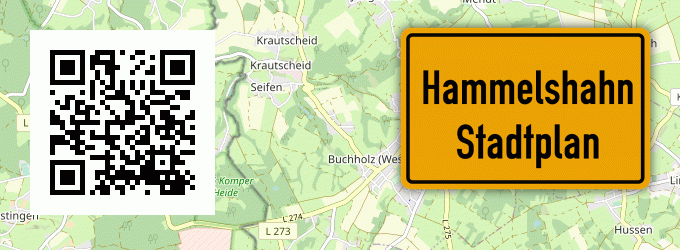 Stadtplan Hammelshahn, Westerwald