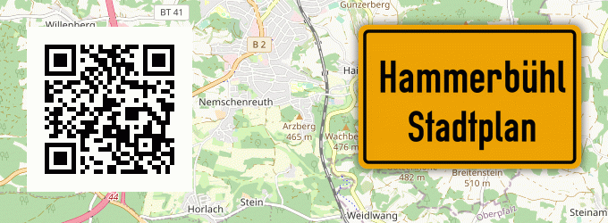 Stadtplan Hammerbühl