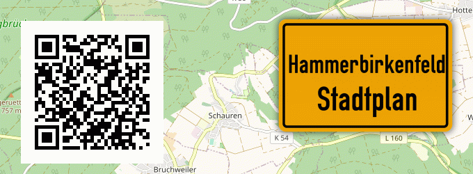 Stadtplan Hammerbirkenfeld